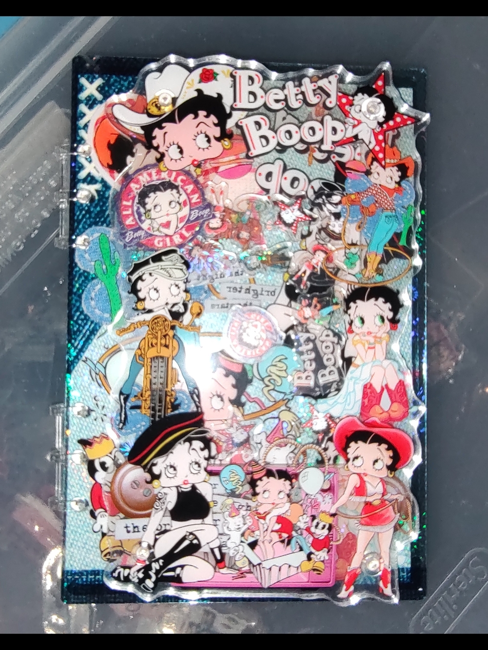 Betty Boop Holographic Sticker Sheet - Multi Color